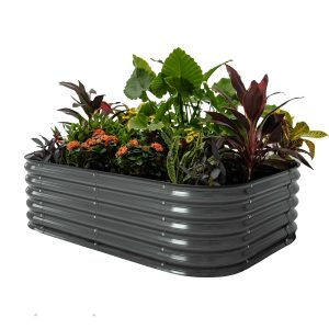 Vego Garden 17 Tall 6 In 1 Modular Metal Raised Garden Bed Kit